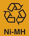 ニッケル水素電池のリサイクルマークの図