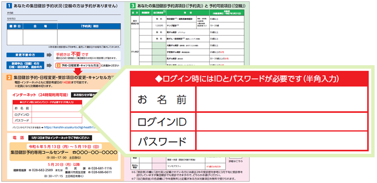 ログインID・パスワード