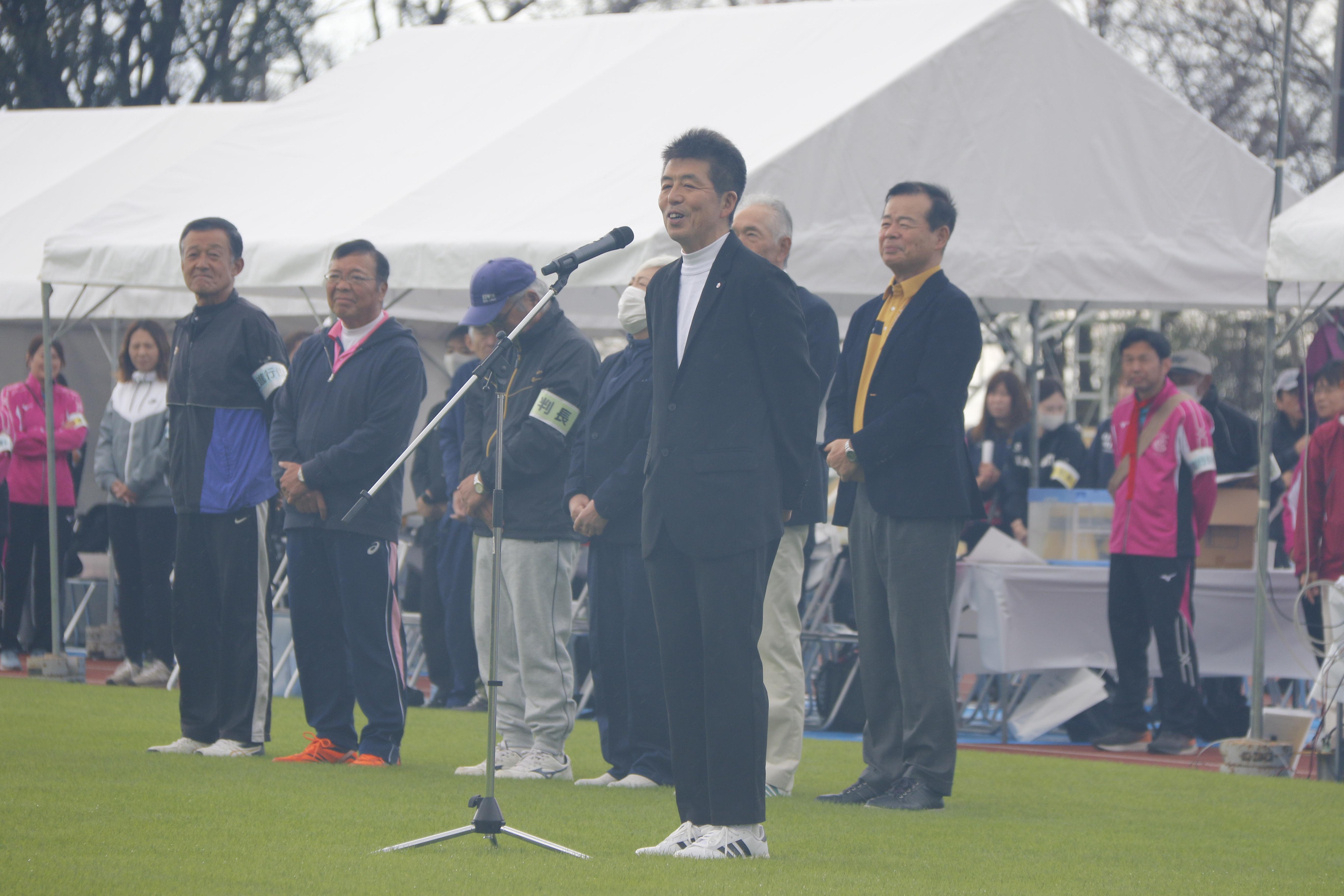 市民体育祭開会式の様子 市民体育祭開会式の様子