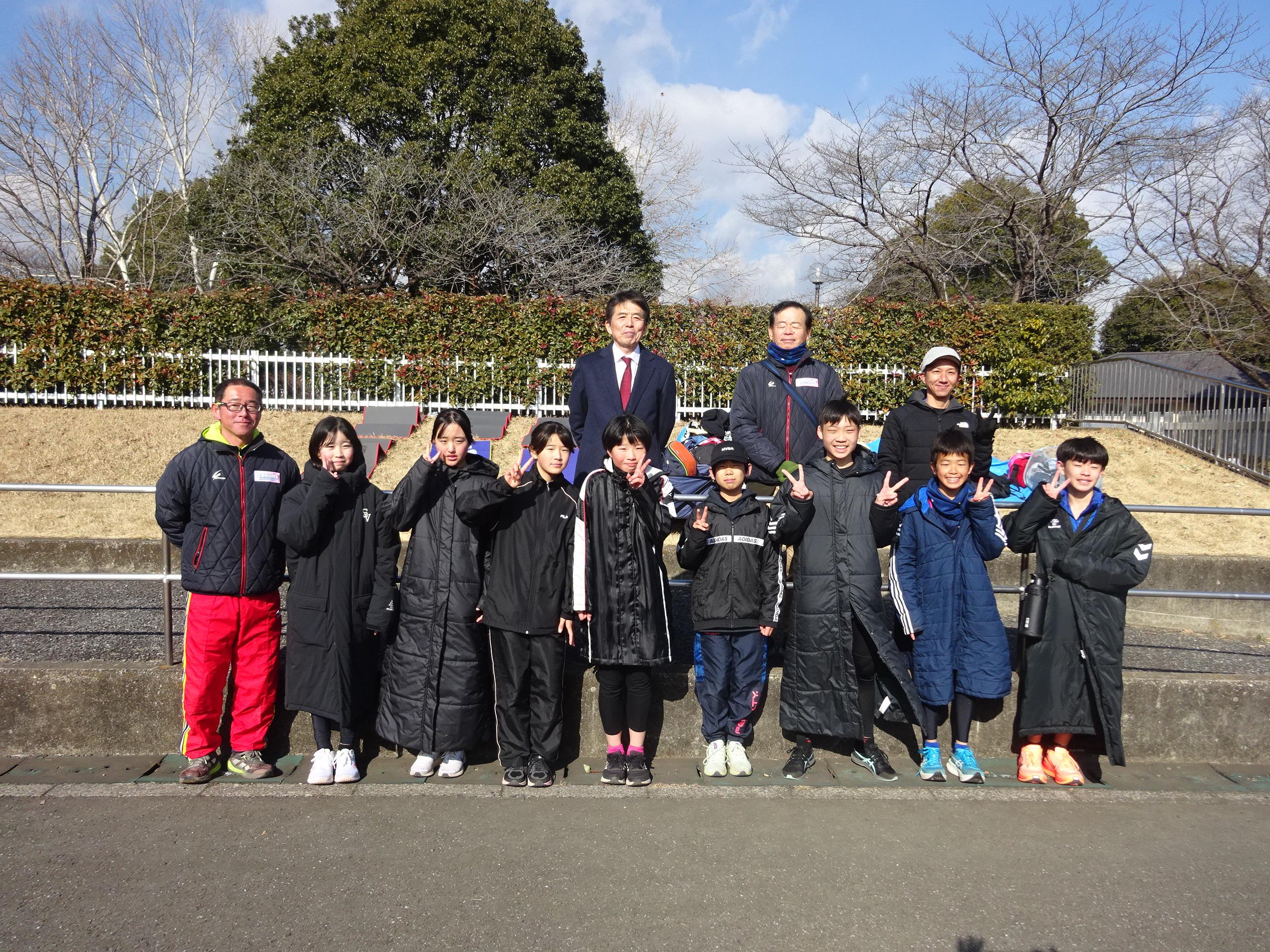 小学生駅伝大会 集合写真