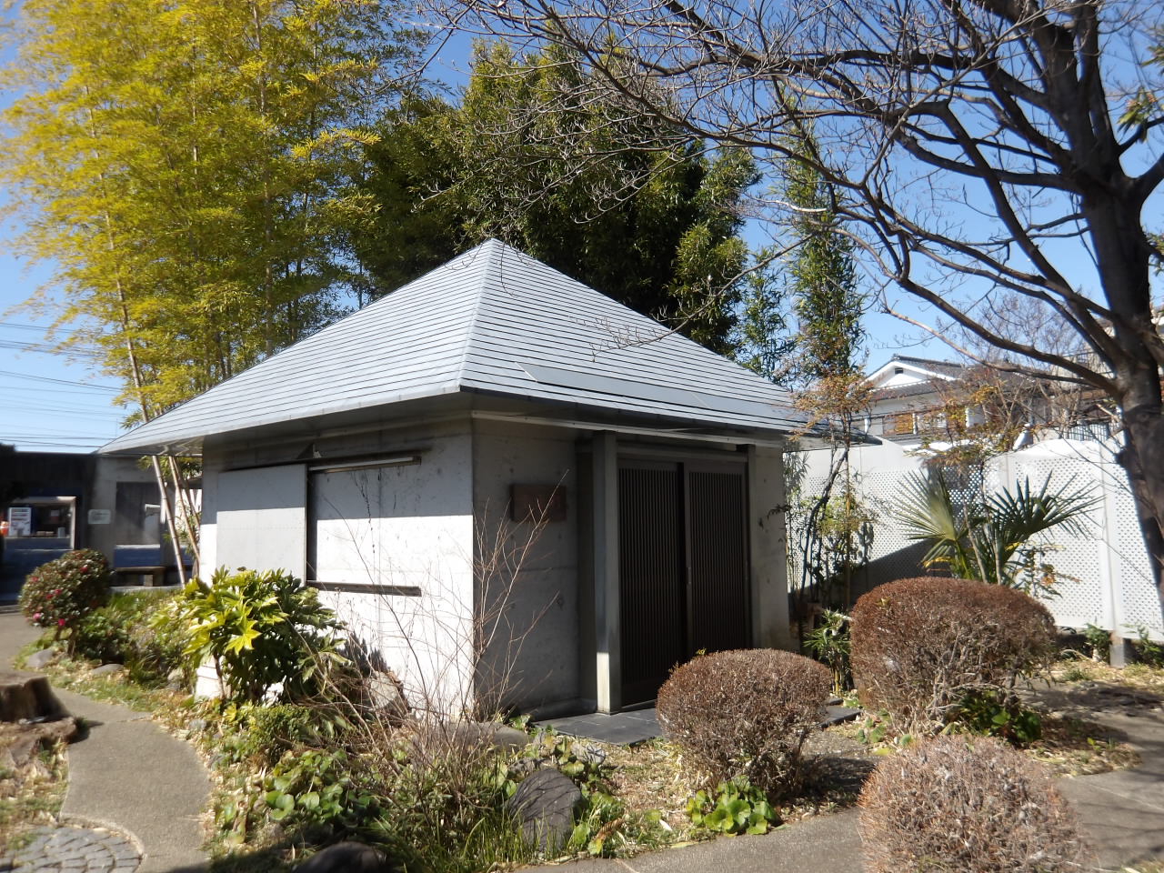 寛方タゴール平和記念公園茶室