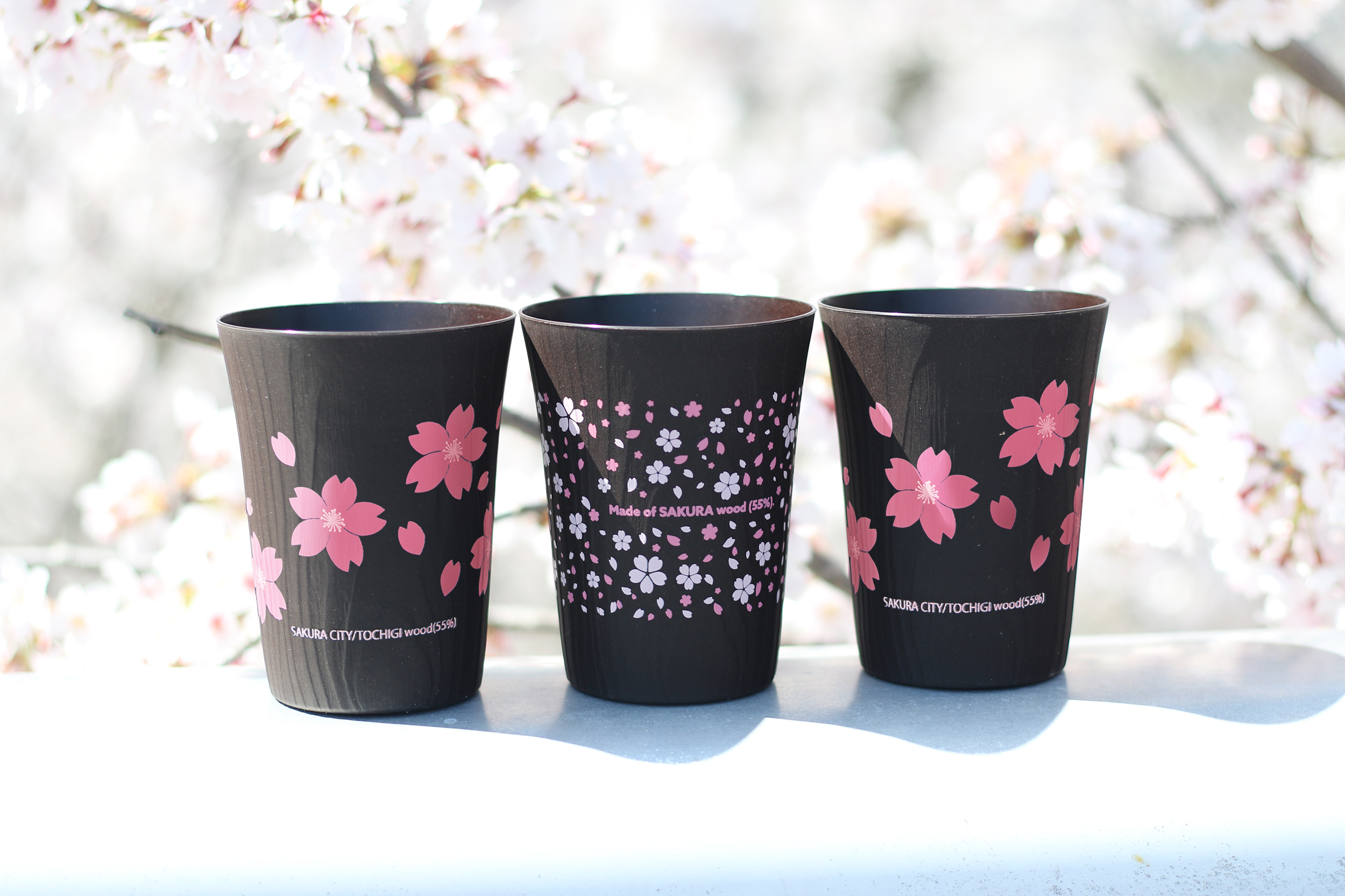 桜のチップを使って作成した森のタンブラー 桜のチップを使って作成した森のタンブラー