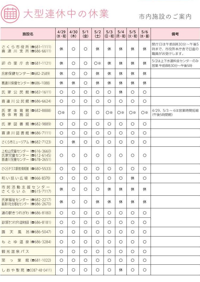 広報さくら4月号24ページの画像