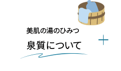 美肌の湯のひみつ 泉質について